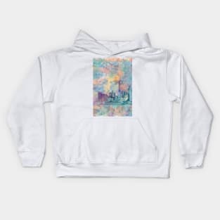 Governors Island (Watercolor) Kids Hoodie